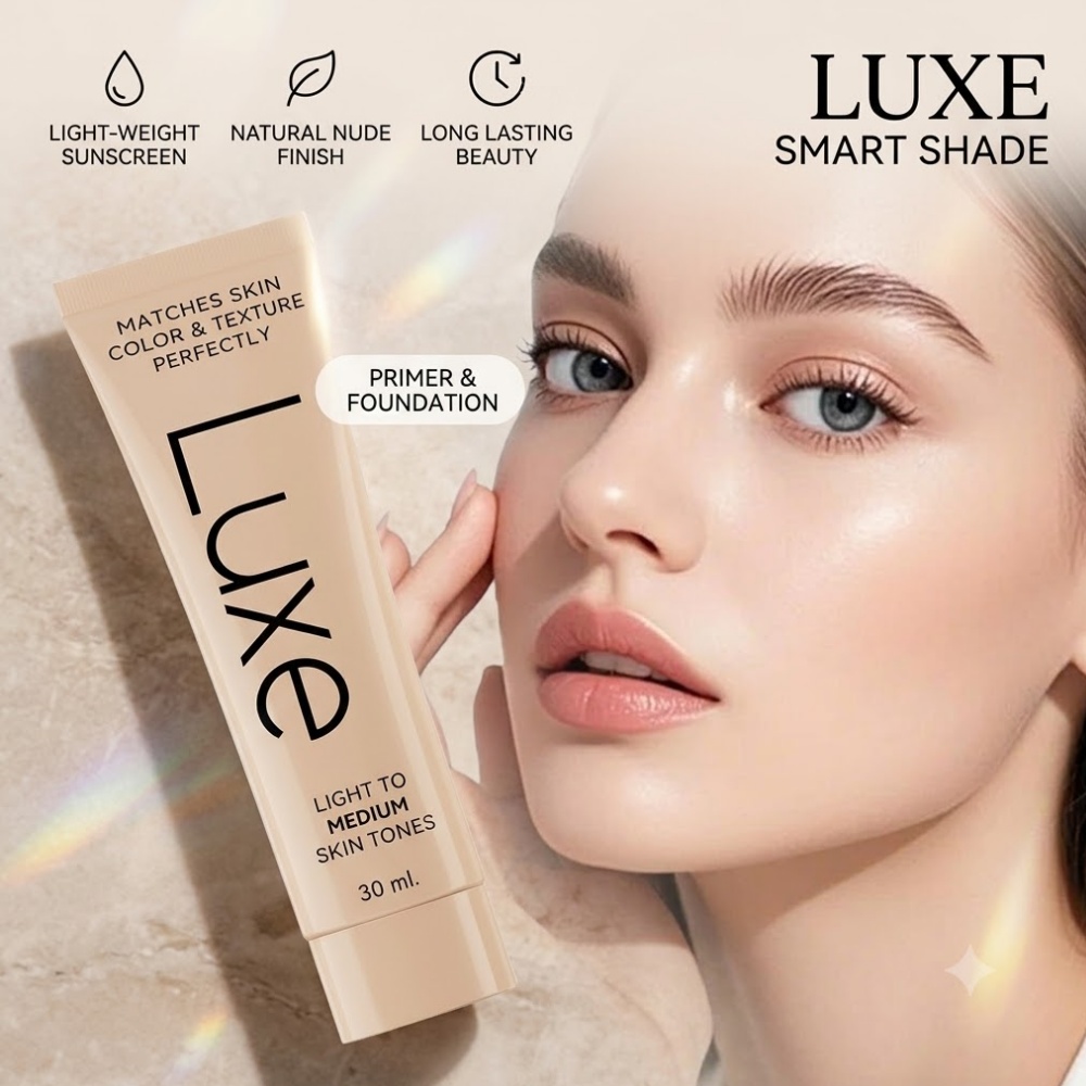 Beauty Makeup Foundation - LUXE Smart Shade Adapting Liquid Foundation