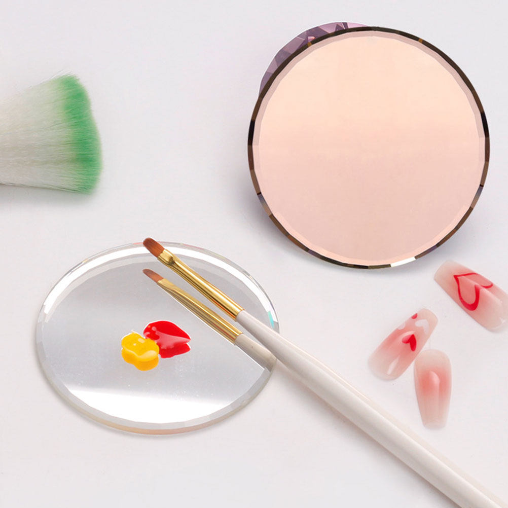Beauty Makeup Design - 4 Buah Palet Pencampur Manikur Permukaan
