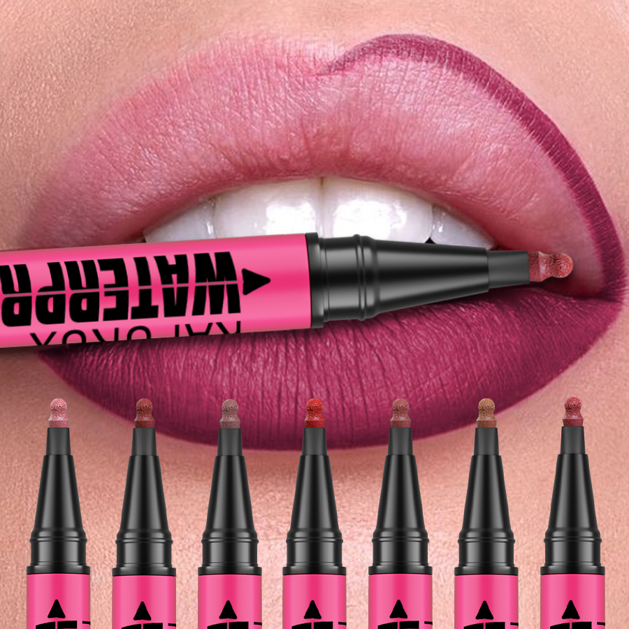 Lip Liner Pencil - 1 Buah Pensil Lipliner Matte12 Warna