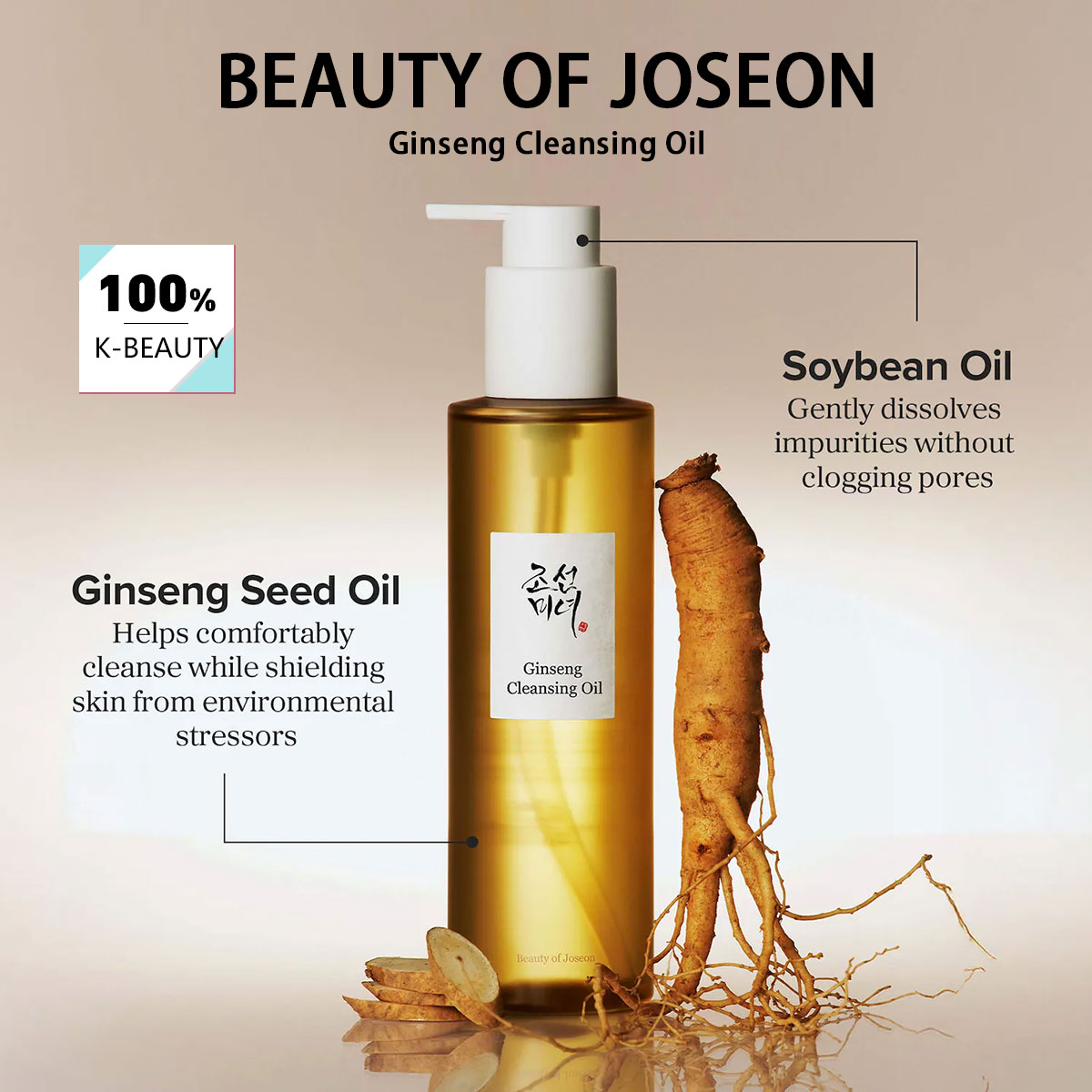 Makeup Beauty Of Joseon - BEAUTY OF JOSEON Minyak Pembersih Ginseng