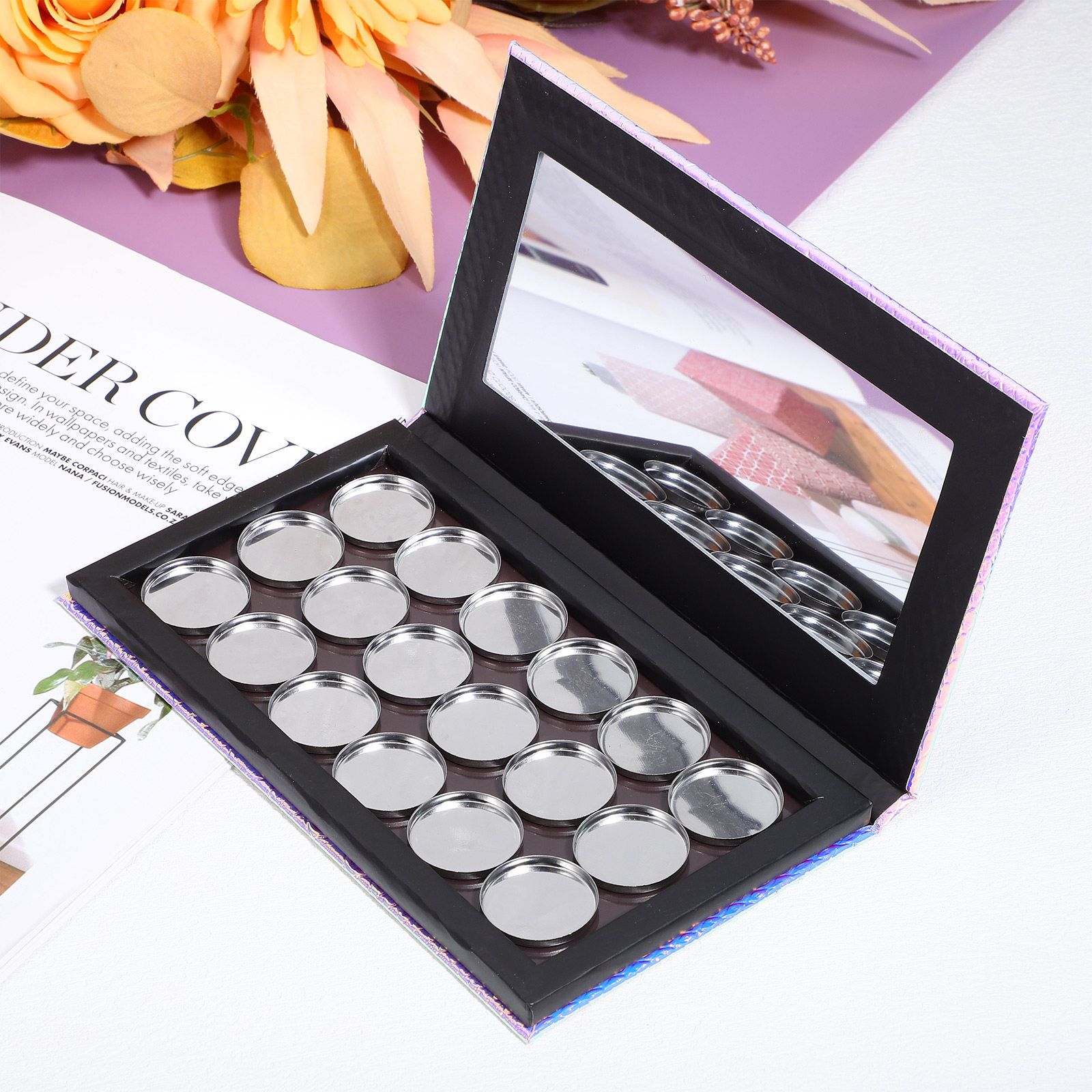 1Set Palet Rias Magnetik Desai - Eyeshadow Palette ulasan dan harga