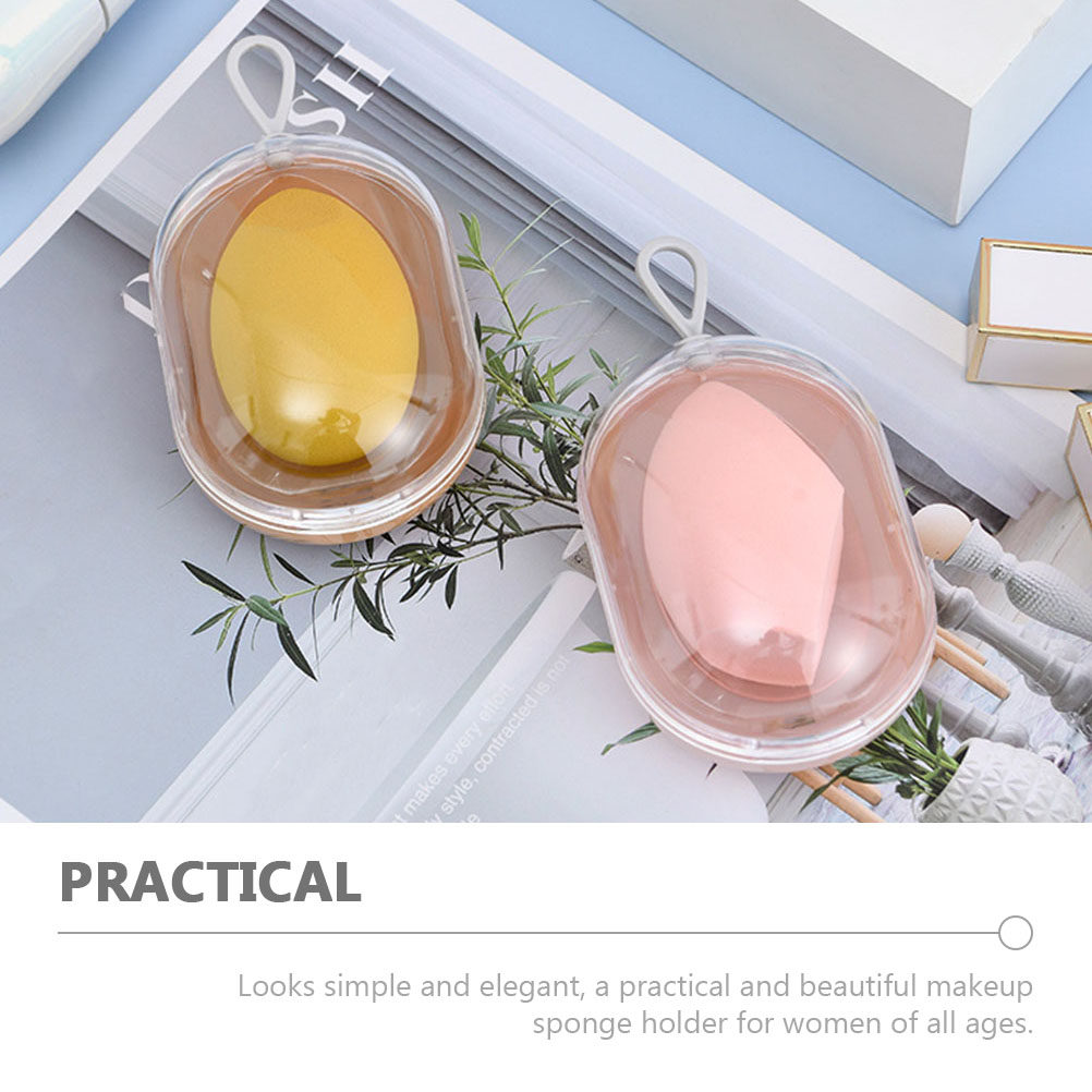 4Pcs Kotak Penyimpanan Spons M - Beauty For You Makeup ulasan dan harga