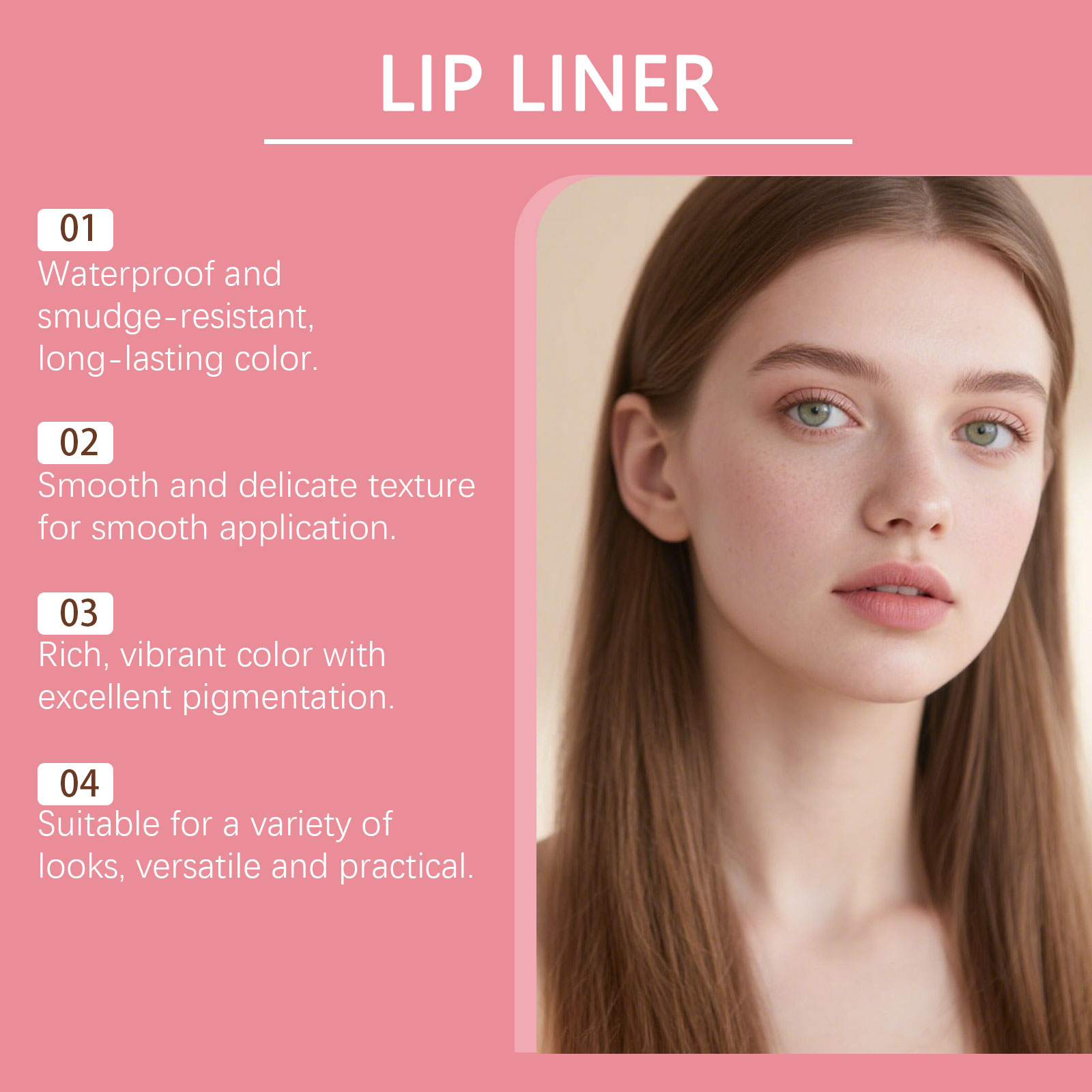 Pensil Lip Liner Matte Tahan A - Lip Liner Pencil ulasan dan harga