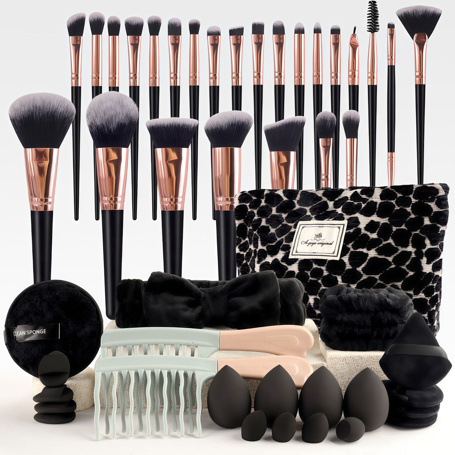 Set Kuas Makeup Gaya Chic deng - Beauty For You Makeup ulasan dan harga