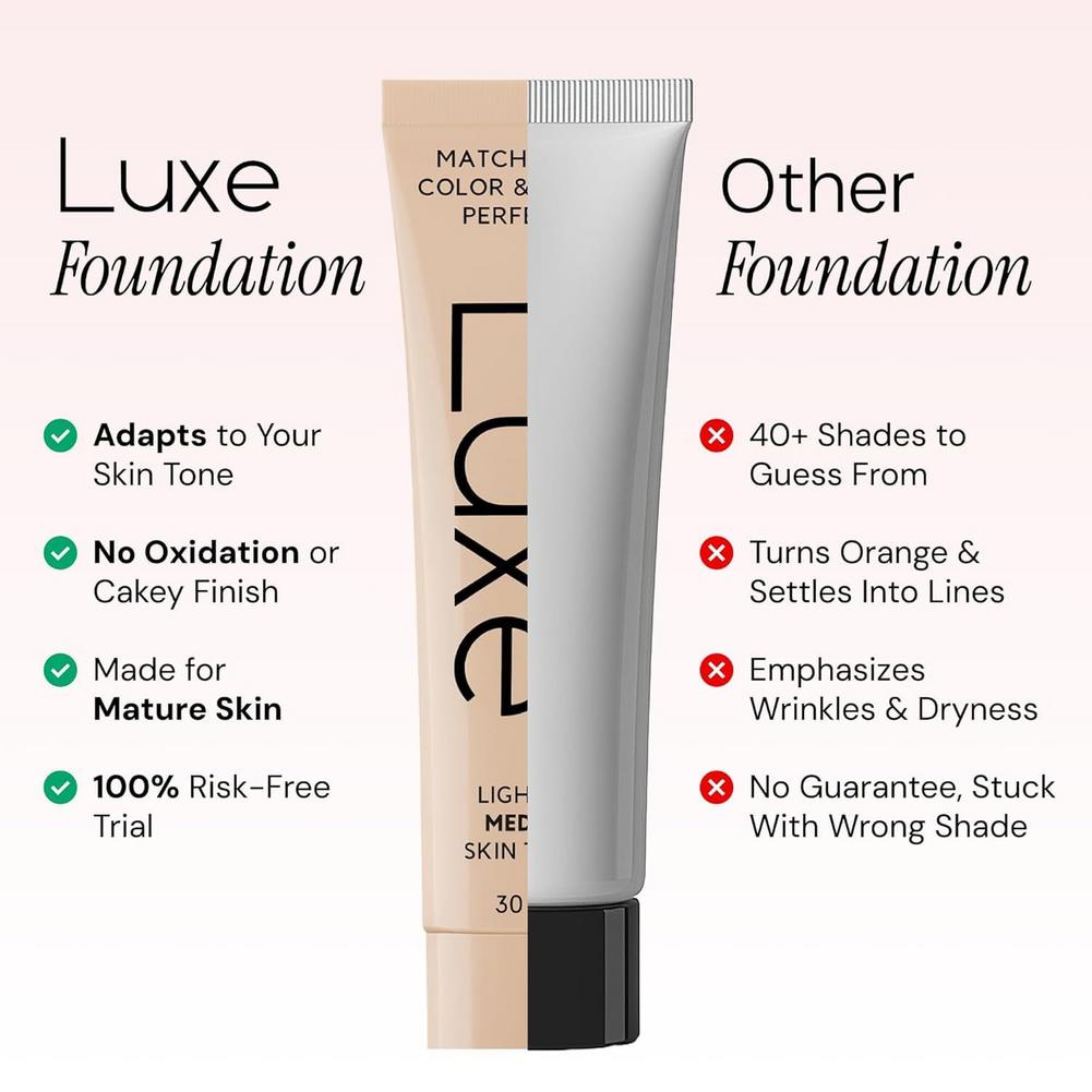 LUXE Smart Shade Adapting Liqu - Beauty Makeup Foundation ulasan dan harga