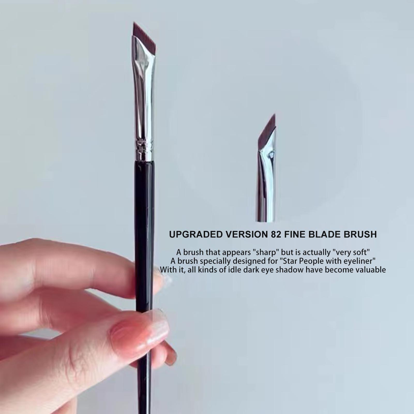 Kuas Eye-liner Ultra Halus den - Beauty Makeup Design ulasan dan harga