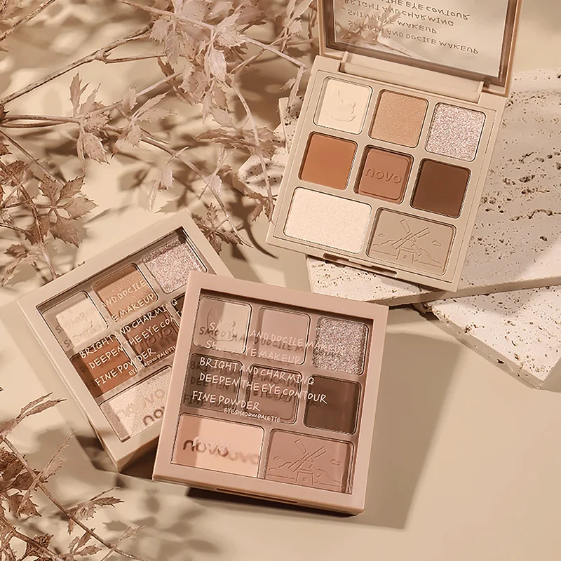 Palet Eyeshadow Delapan Warna  - Beauty Makeup Novo ulasan dan harga