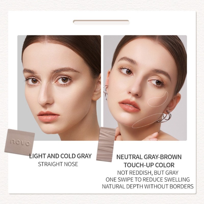 NOVO Disk Rias Tiga Warna Matt - Beauty Makeup Novo ulasan dan harga
