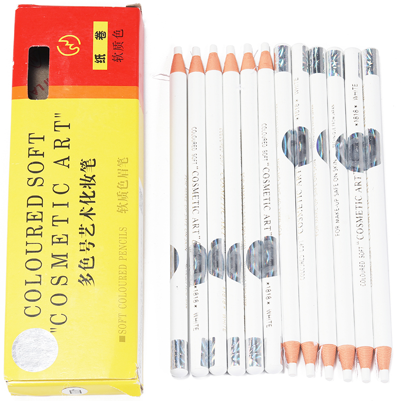 1 Buah Pensil Alis Putih Tahan - Lip Liner Pencil ulasan dan harga