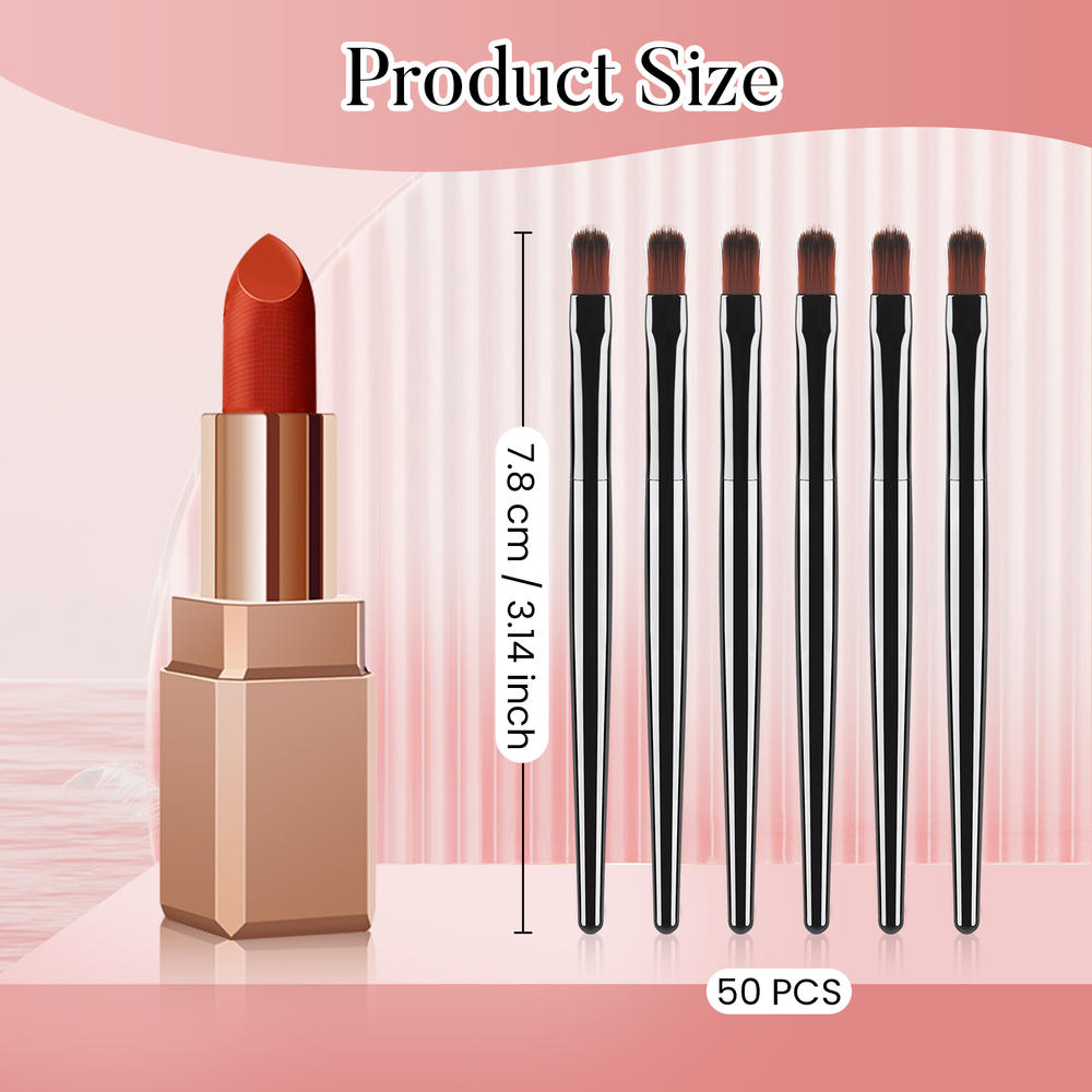 50/100 Buah Set Kuas Bibir Sek - Beauty For You Makeup ulasan dan harga
