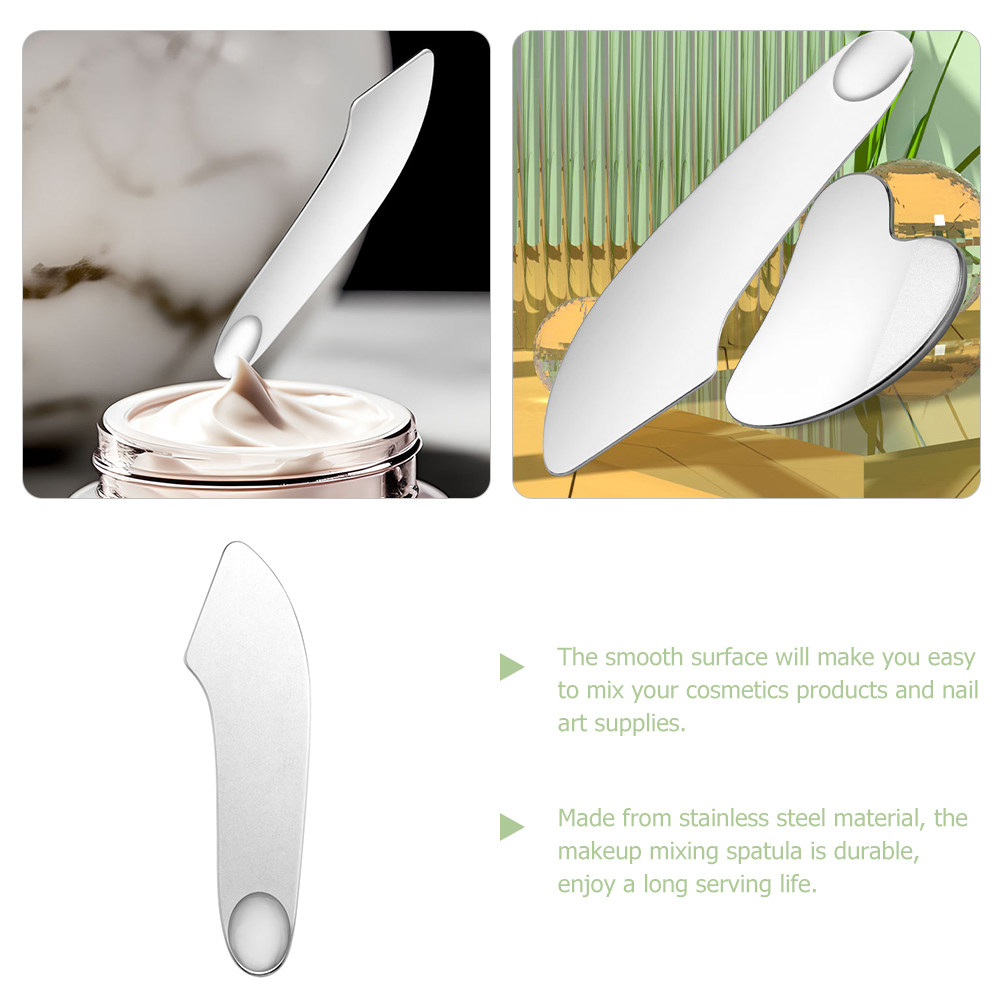 Spatula Rias Wajah Stainless S - Beauty Makeup Foundation ulasan dan harga
