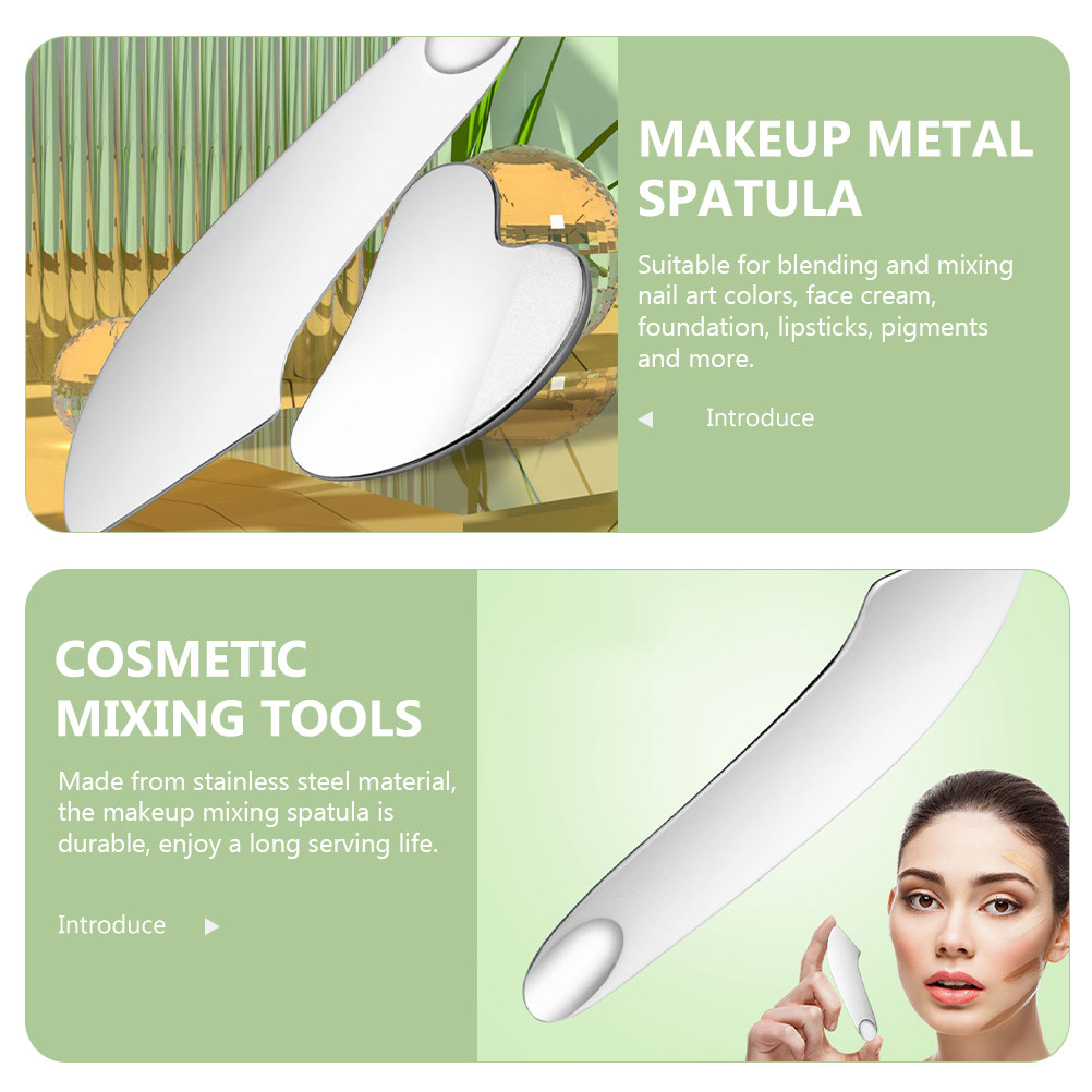 Spatula Rias Wajah Stainless S - Beauty Makeup Foundation ulasan dan harga