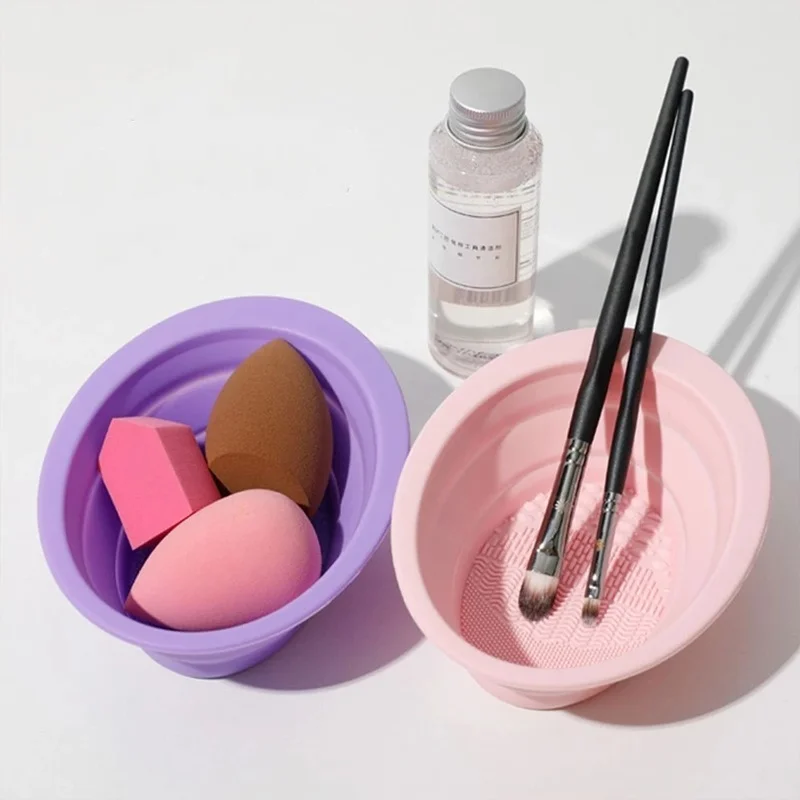 Alat Pembersih Kuas Makeup Sil - Beauty Makeup Foundation ulasan dan harga