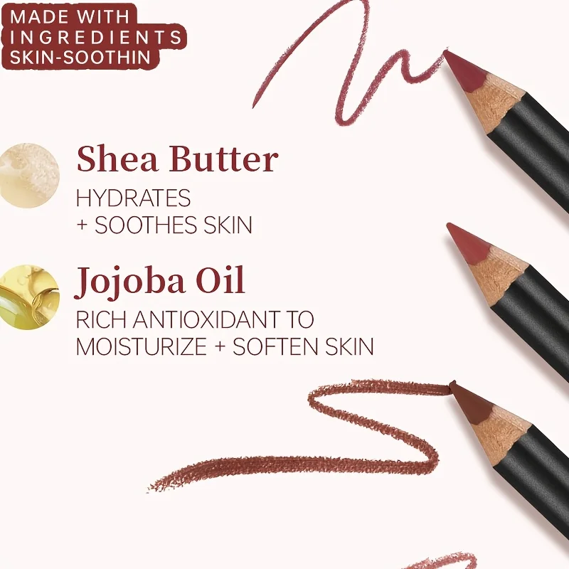 PUDAIER Set Pensil Lip Liner M - Lip Liner Pencil ulasan dan harga