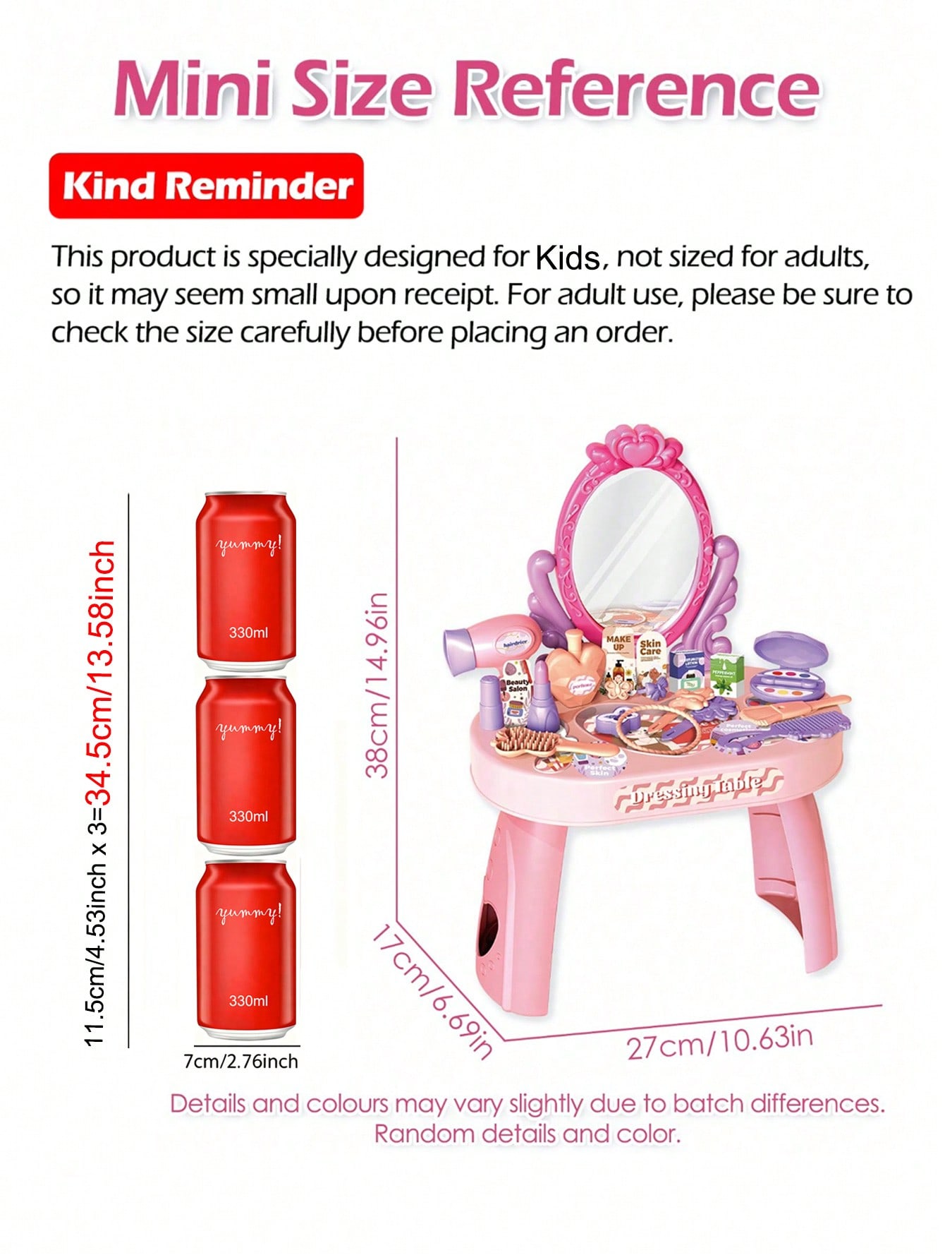 Set Mainan Meja Rias Putri Ana - Beauty Makeup For Kids ulasan dan harga