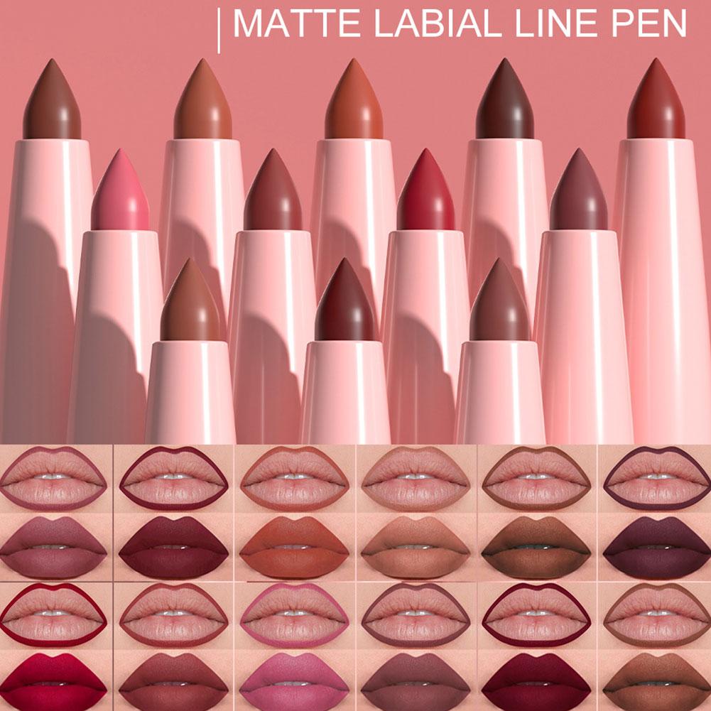 Set Pena Lip Liner 6 Warna, Ta - Lip Liner Pencil ulasan dan harga